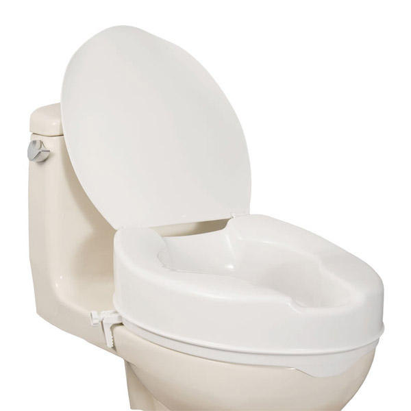 AquaSense 4″ Raised Toilet Seat