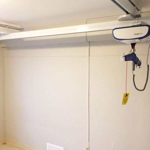 XY Ceiling lift installation in BC