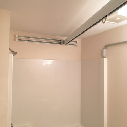 Ceiling Lift Installation in the Bathroom