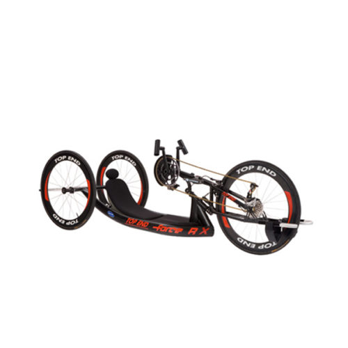 Invacare Top End Force RX Handcycle – Adjustable Carbon Fiber Back