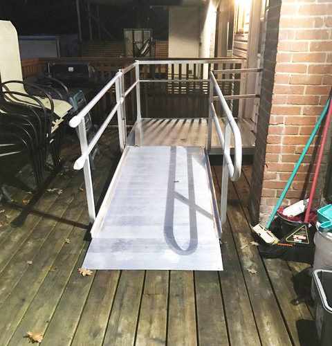 Metal Access Ramp Completed
